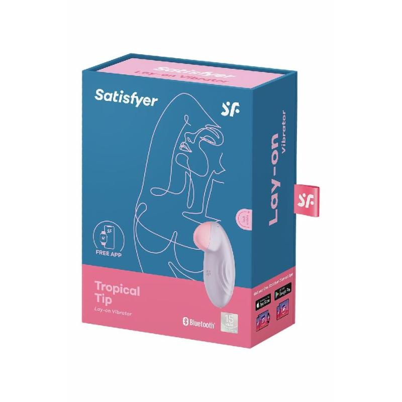 Смарт-вібратор для клітора Satisfyer Tropical Tip Light Lilac