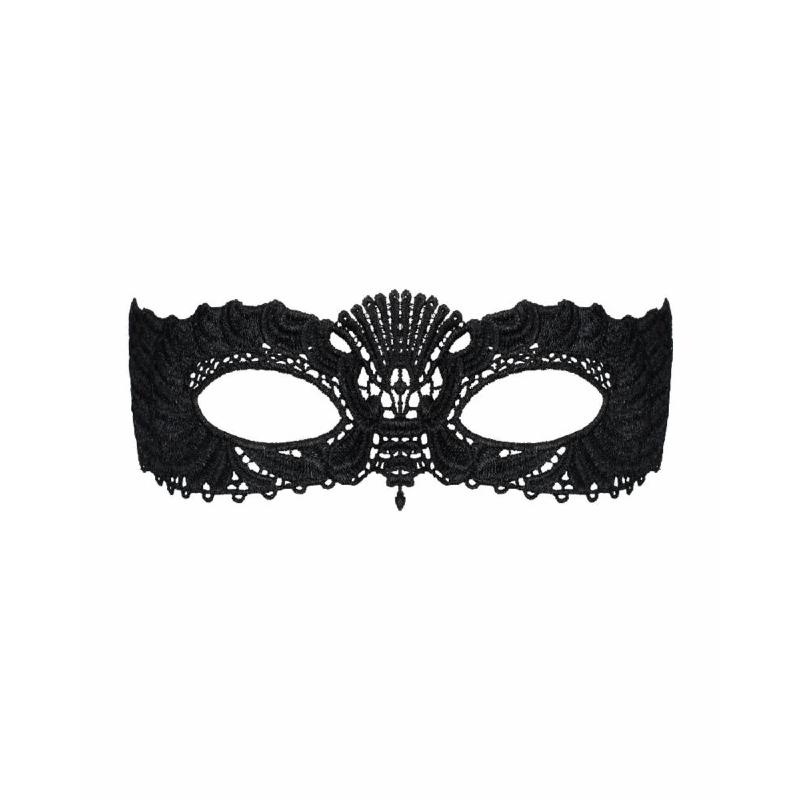 Мереживна маска Obsessive A700 mask, єдиний розмір, чорна