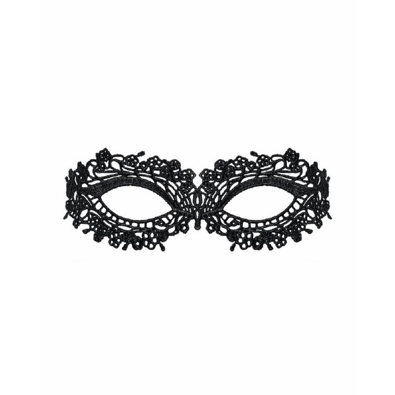 Мереживна маска Obsessive A710 mask, єдиний розмір, чорна