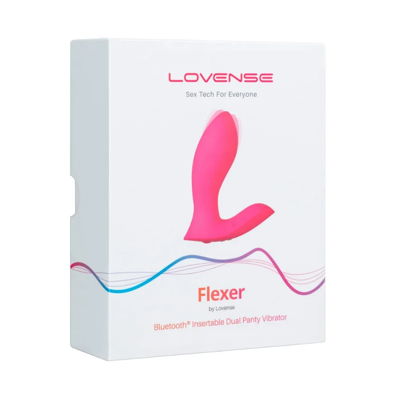Смарт-вібратор у трусики Lovense Flexer, манливий рух + вібрація, стимуляція клітора та точки G