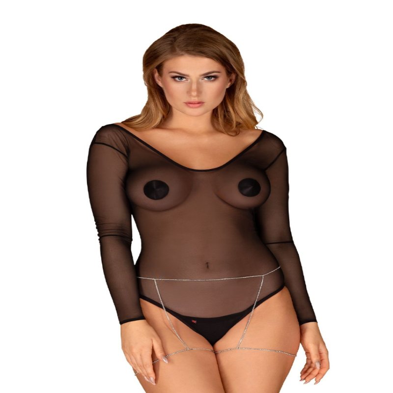 (SALE) Ланцюжок-гартери з каменями Obsessive Bijou 905 - зображення 1
