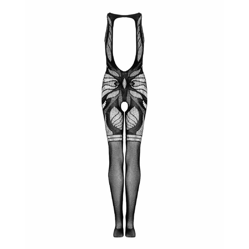 Сітчастий бодістокінг без рукавів Obsessive Bodystocking G331 S/M/L, black, з доступом