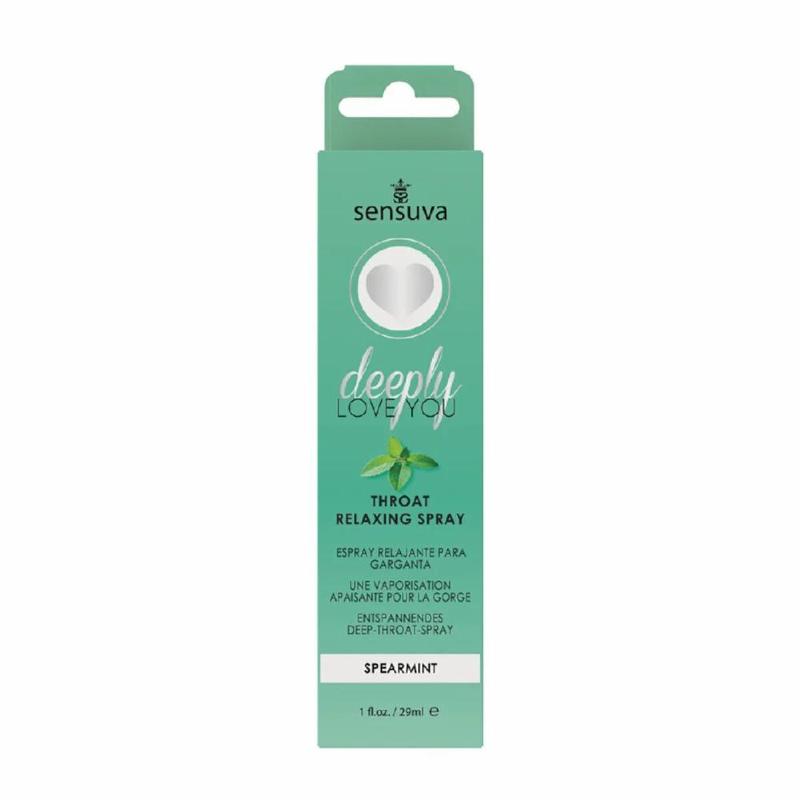 Спрей для мінету Sensuva Deeply Love You Spearmint (29 мл), для глибокого мінету