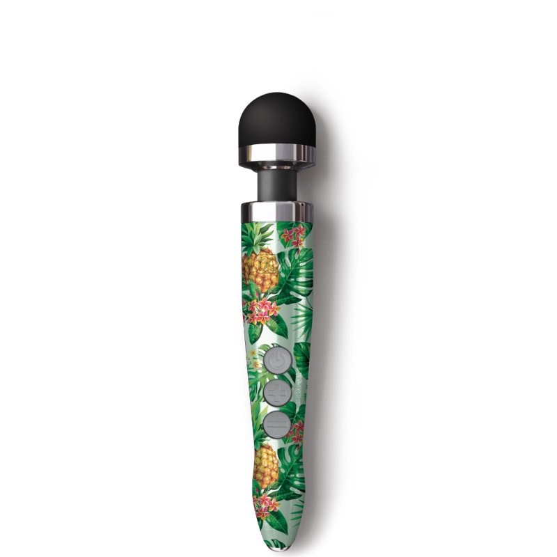 Вібромасажер DOXY Die Cast 3R - PINEAPPLE, дуже потужний, перезаряджуваний, металевий корпус - зображення 1