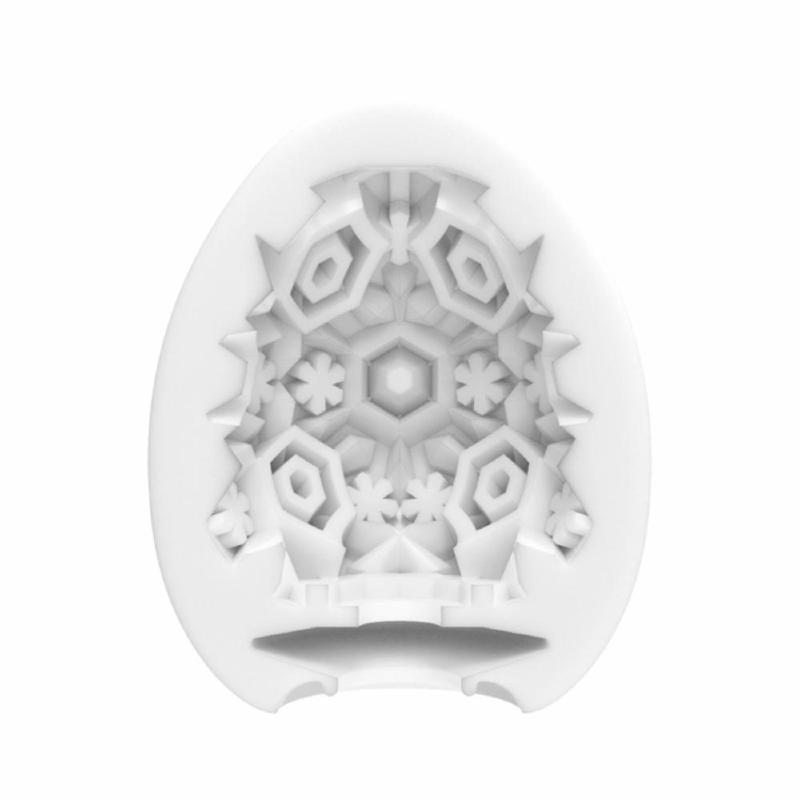 Мастурбатор-яйце Tenga Egg Snow Crystal з охолоджувальним лубрикантом