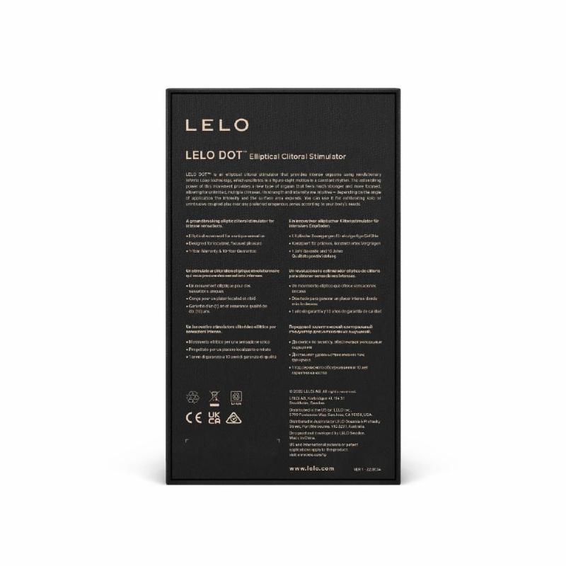 Кліторальний вібратор LELO DOT Aqua, точкова стимуляція, технологія Infinite Loop