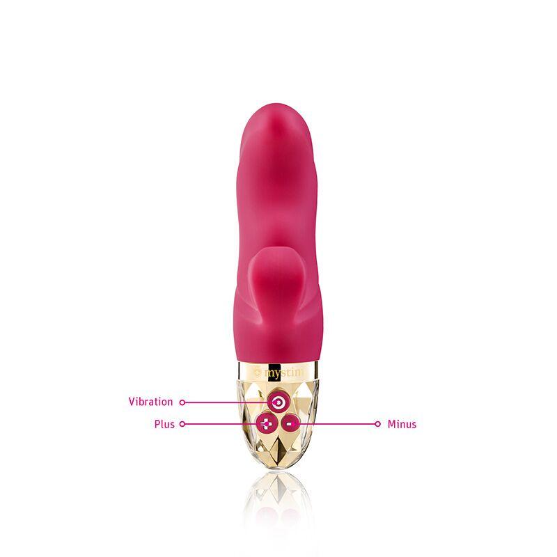 Вібратор-кролик Mystim Hop Hop Bob Fuchsia, потужний мотор, 8 режимів