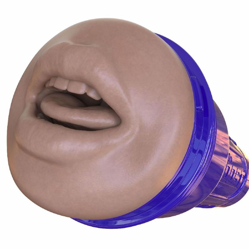 Мастурбатор-ротик Fleshlight Boost Blow Light Medium Flesh, плаваючі кільця Turbo Tech