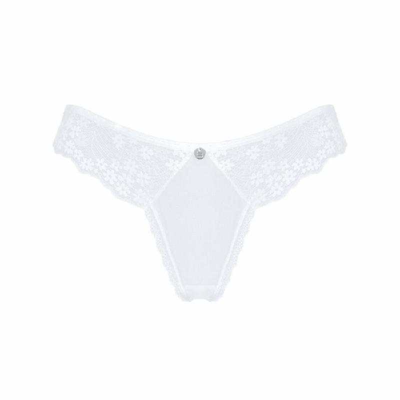 Напівпрозорі трусики Obsessive Heavenlly panties M/L, відкриті сідниці