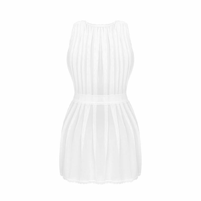 Напівпрозорий пеньюар Obsessive Heavenlly peignoir XL/2XL