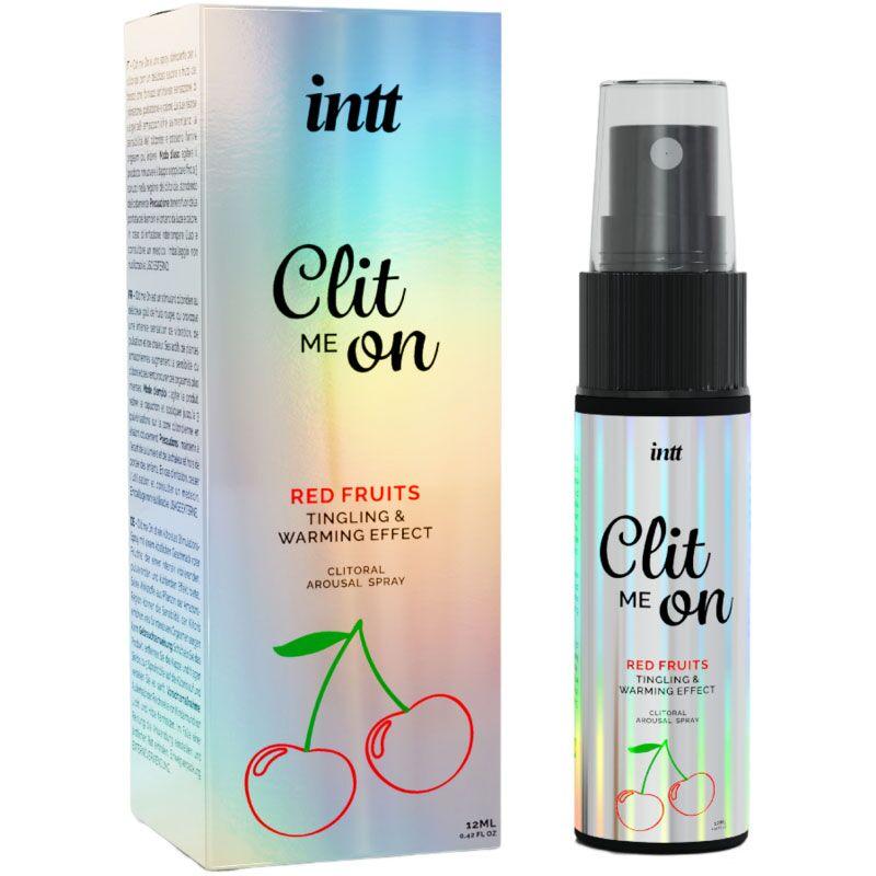 Збуджувальний спрей для клітора Intt Clit Me On Red Fruits Warming Effect 12мл зігріваючий ефект - зображення 1