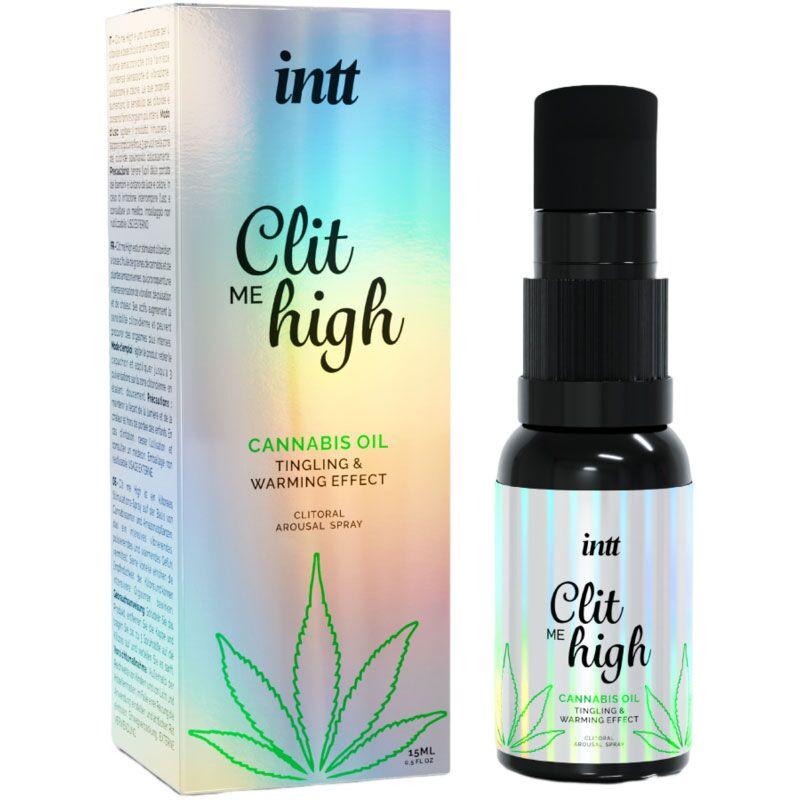 Збуджувальний гель для клітора Intt Clit Me On High Cannabis Oil 15 мл, сильна стимуляція - зображення 1