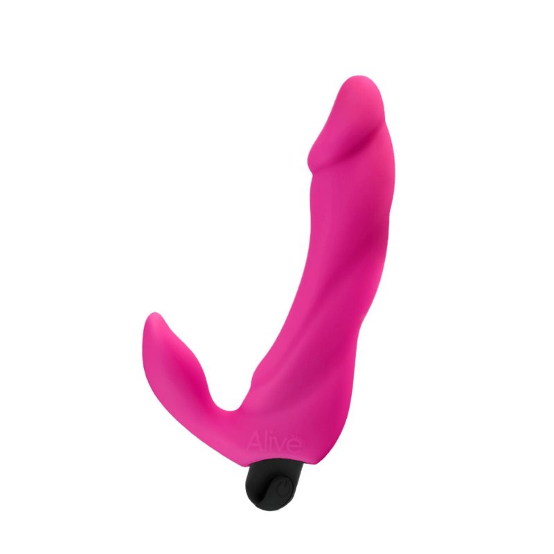 Вібратор вагінально-кліторальний Alive Bifun Pro, Pink, перезаряджуваний - зображення 1