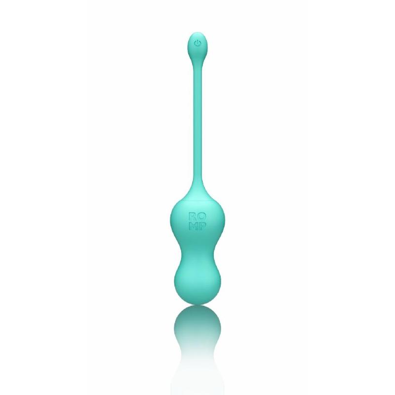 Віброяйце для точки G з пультом керування Romp Cello Light Teal, водонепроникне
