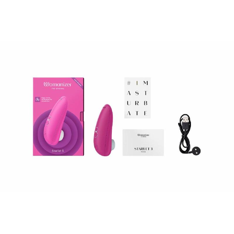 Вакуумний кліторальний стимулятор Womanizer Starlet 3 PINK