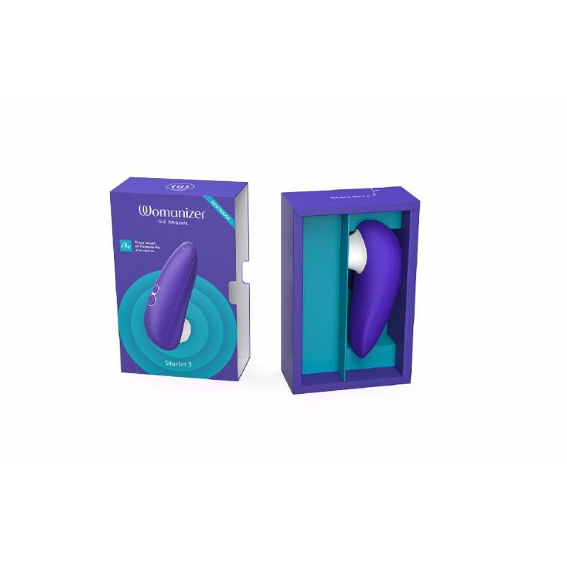 Вакуумний кліторальний стимулятор Womanizer Starlet 3 INDIGO