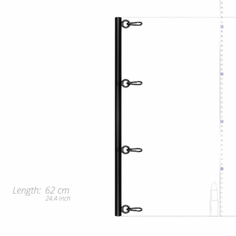 Фіксатор для рук та ніг Bedroom Fantasies: Spreader Bar Lightweight Restraint Bar, чорний