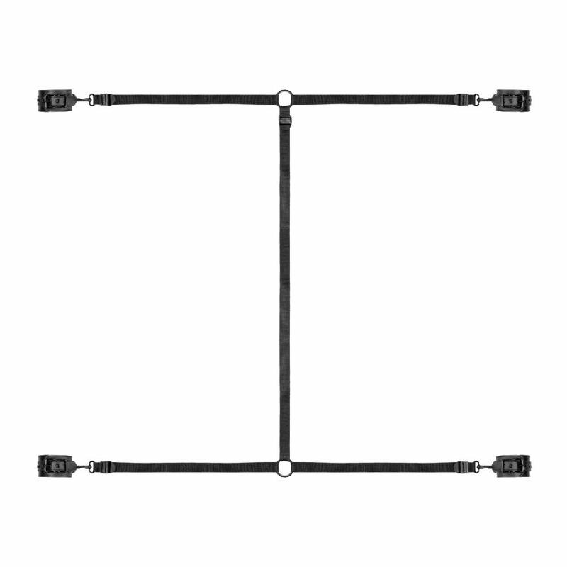 Фіксатор на ліжко з наручниками та поножами Bedroom Fantasies: Under the bed Restraint Bondage Set