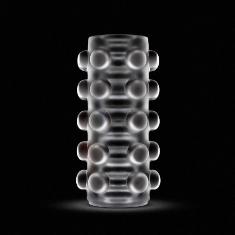 Мастурбатор Blush Rize – Swich Glow in the Dark Masturbator Clear, двосторонній, світиться в темряві