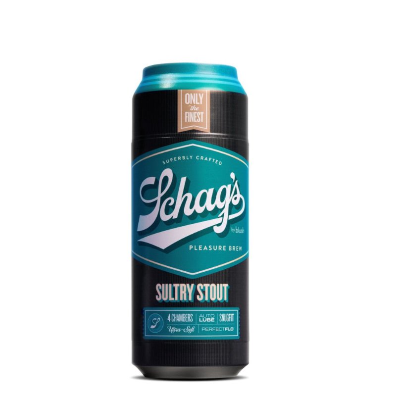 Мастурбатор – банка пива Blush Schag's – Sultry Stout Masturbator – Frosted, самозмащуваний, вакуум - зображення 1