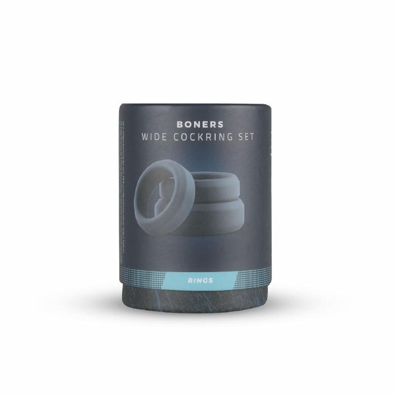 Набір ерекційних кілець Boners 3 Ring kit (flat rings), 3; 3,5 та 4 см