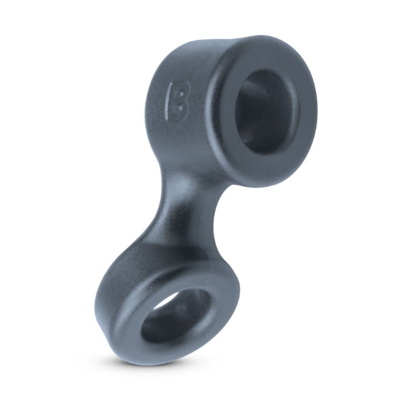 Ерекційне кільце Boners Cock Ring And Ball Stretcher - Grey - зображення 1