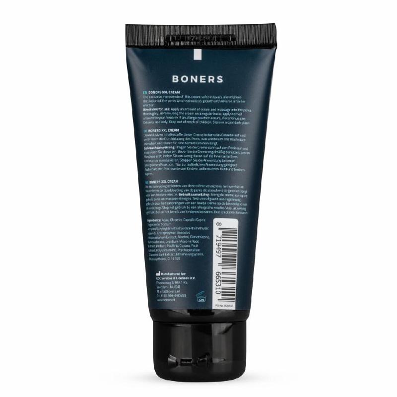 Крем для ерекції та збільшення члена Boners Penis XXL Cream, рослинні екстракти