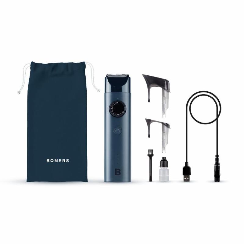 Бездротовий тример для інтимних зон Boners Hair Trimmer Shaver, 10 швидкостей, 2 насадки