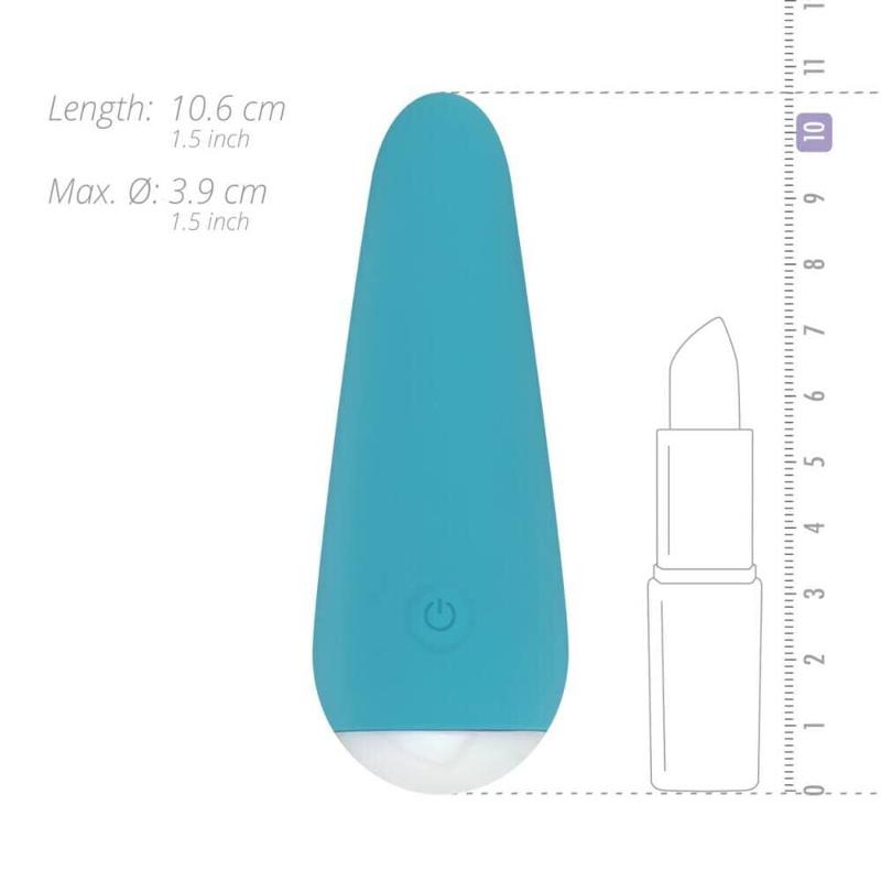Мінівібратор Cala Azul – Julia Mini Vibrator, дуже ніжний, 10 режимів