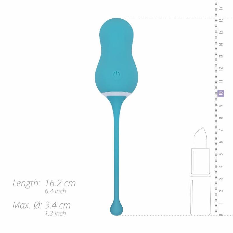 Віброяйце Cala Azul – Elena Vibrating Egg With Remote Control, 10 режимів, пульт ДК