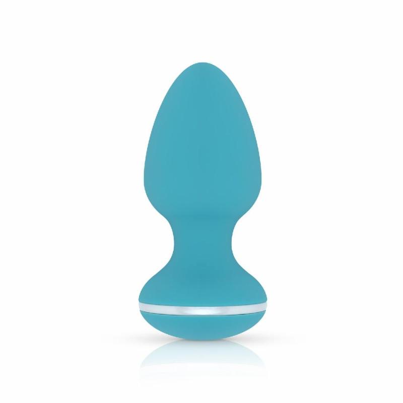 Анальна вібропробка Cala Azul – Blanca Vibrating anal plug, 10 режимів - зображення 1