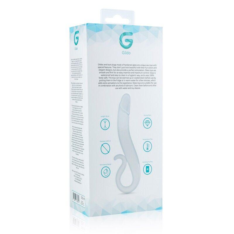 Скляний дилдо Gildo Glass Dildo No. 21, реалістична головка