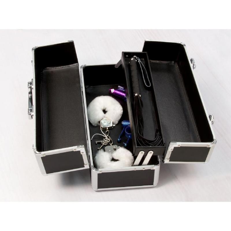 Великий кейс для зберігання секс-іграшок BMS Factory Large Lokable Vibrator Case Black,кодовий замок