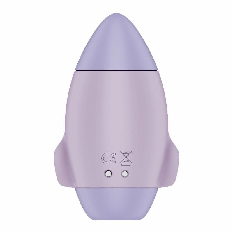 Вакуумний стимулятор з вібрацією Satisfyer Mission Control Violet, 2 незалежні мотори