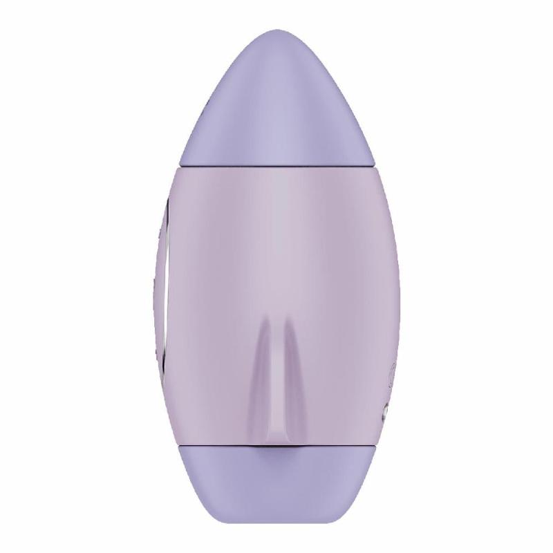 Вакуумний стимулятор з вібрацією Satisfyer Mission Control Violet, 2 незалежні мотори