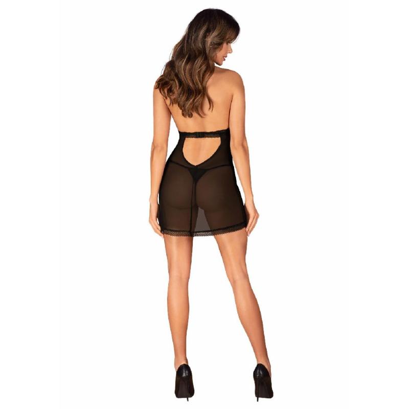 Пеньюар Obsessive Medilla chemise & thong M/L