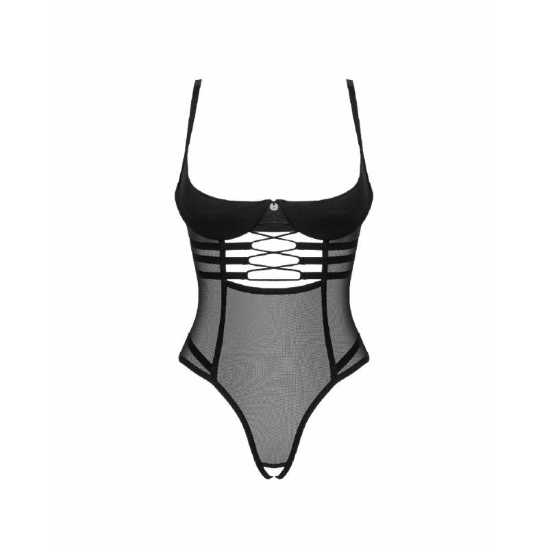 Боді Obsessive Roxelia crotchless teddy XL/2XL