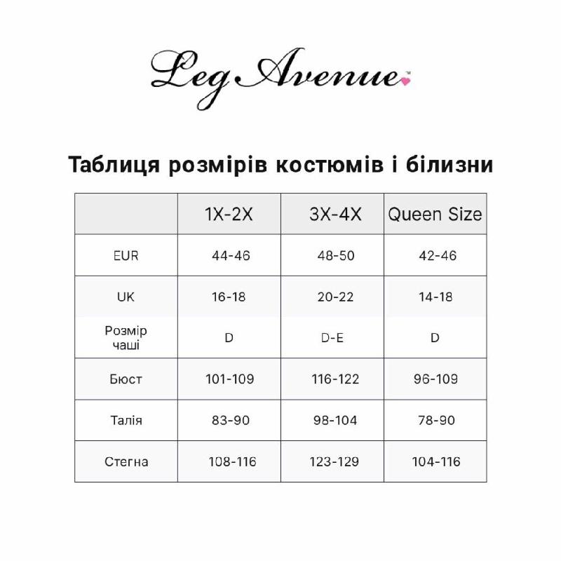 Сорочка бебі-дол Leg Avenue Rose Lace Flair Chemise Red, Queen Size