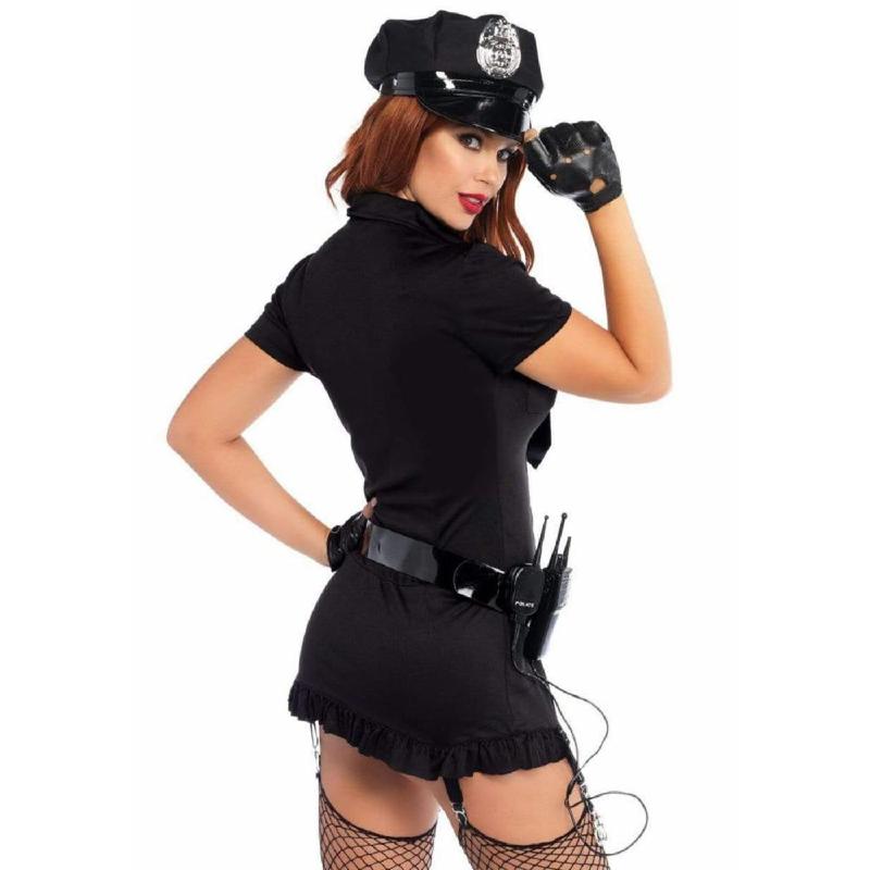 Еротичний костюм поліціянтки Leg Avenue Dirty Cop M/L, 6 предметів