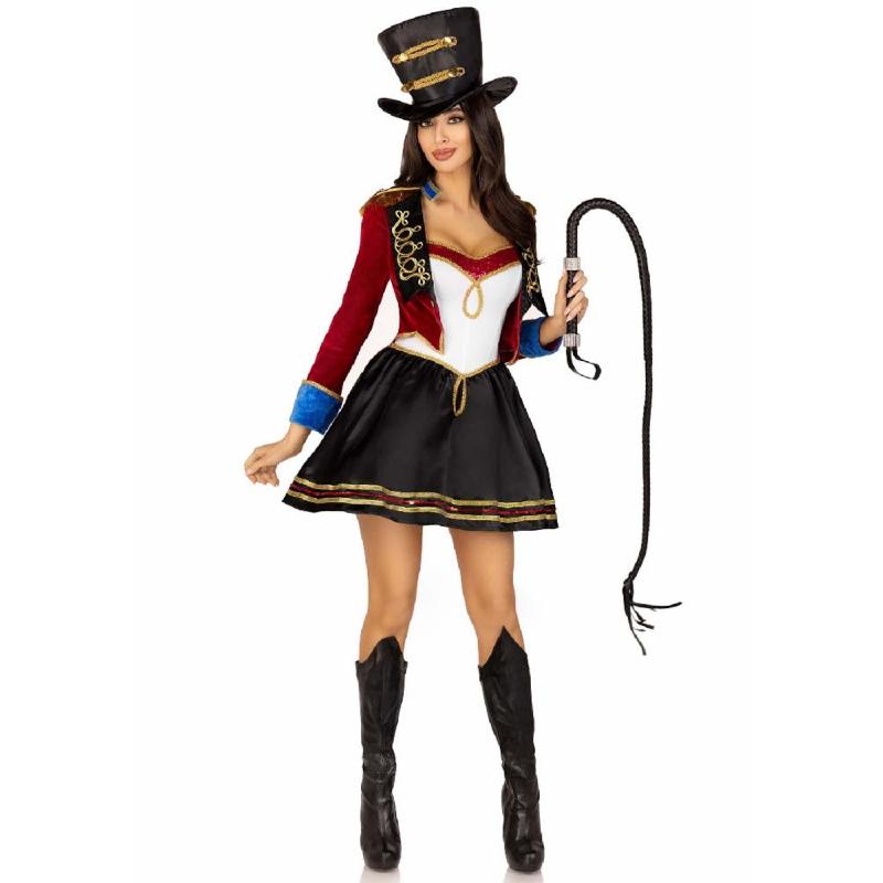 Костюм дресирувальниці Leg Avenue Ringmaster Costume S, сукня, капелюх