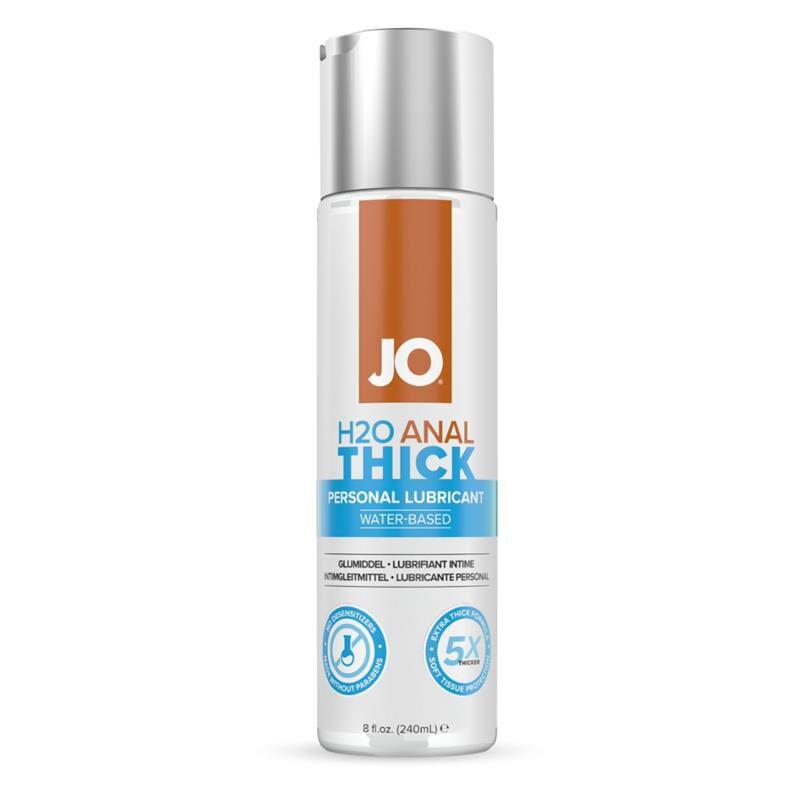 Густа анальна змазка JO ANAL H2O – THICK (240 мл) на водній основі - зображення 1
