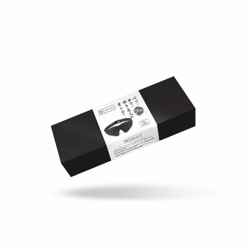 Маска на очі Liebe Seele Black Organosilicon Blindfold, екошкіра