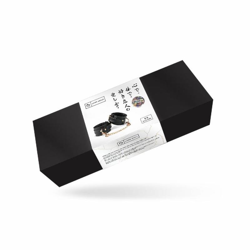 Поножі Liebe Seele Black Organosilicon Anklecuffs, екошкіра