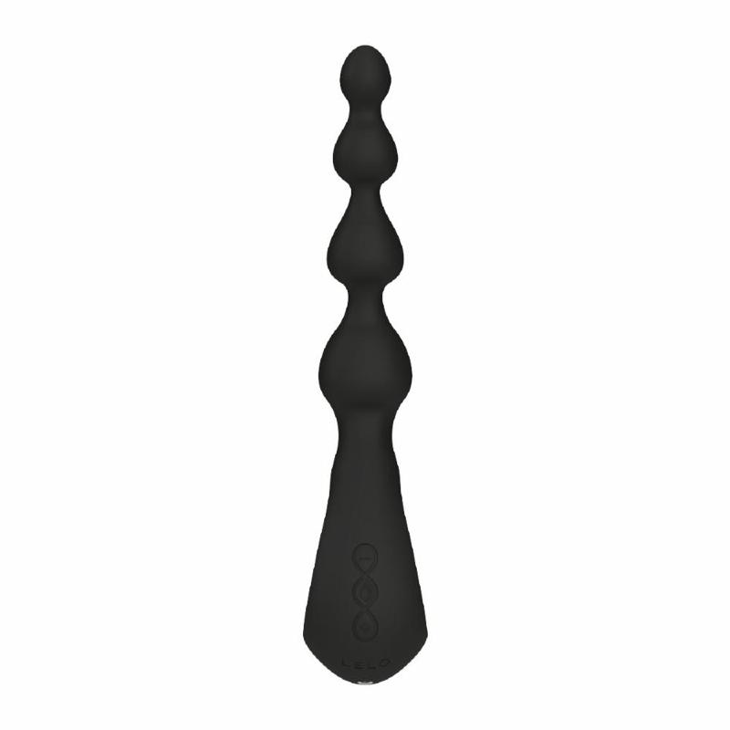 Анальне намисто з вібрацією LELO Soraya Beads Black, різний діаметр намистин, 8 режимів
