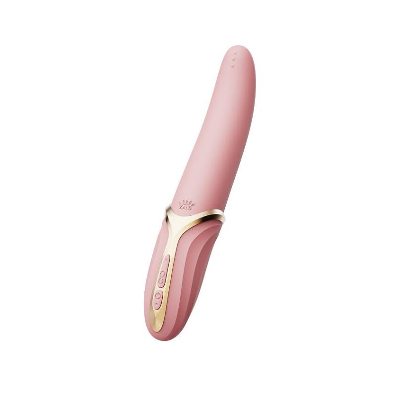 Вібратор Zalo – EVE Sakura Pink, вібрація + ротація, імітація язичка, підігрів до 39 °C - зображення 1