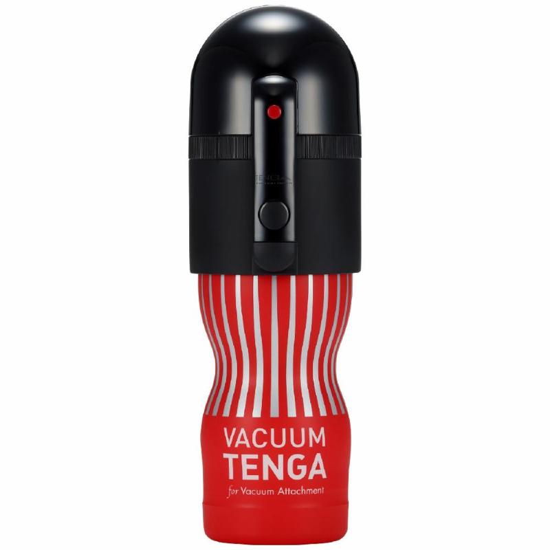 Вакуумна насадка Tenga VACUUM MAX + мастурбатор Tenga Vacuum Cup, 5 режимів роботи