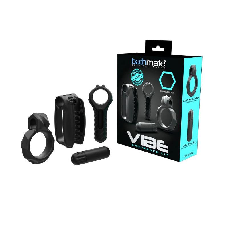 Вібронабір Bathmate Vibe Endurance Kit, 3 іграшки + віброкуля + лубрикант 93 мл - зображення 1