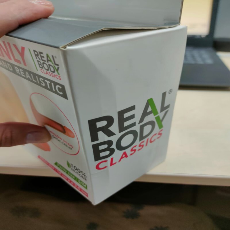Силіконові трусики з порожнистим фалоімітатором Real Body Real Manly Hollow S/M (м'яте паковання!!!)