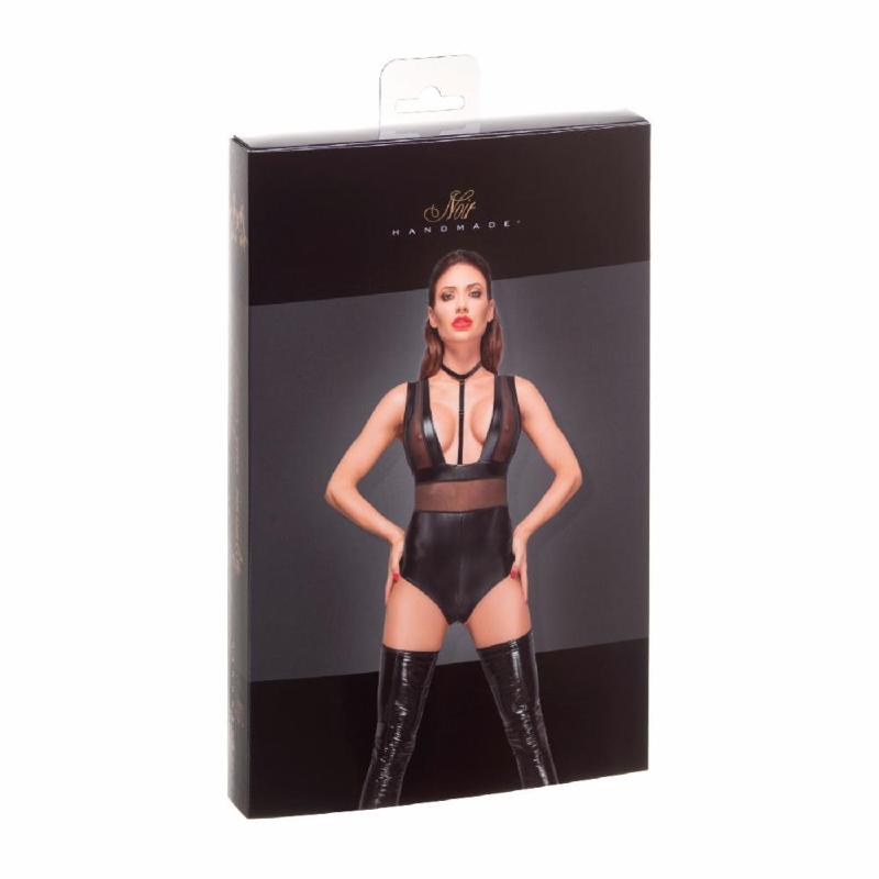 Боді з мокрим ефектом Noir Handmade F183 Powerwetlook body, XXL