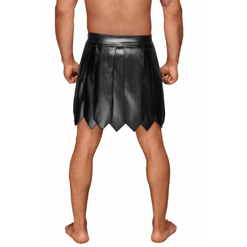 Чоловіча спідниця гладіатора Noir Handmade H053 Eco leather men's gladiator skirt, S, екошкіра